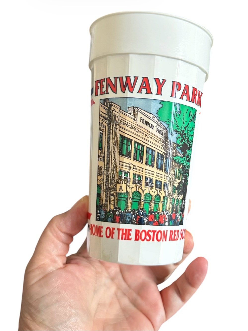 Retro Boston Red Sox Fenway Park Reusable Souvenir Plastic Cup